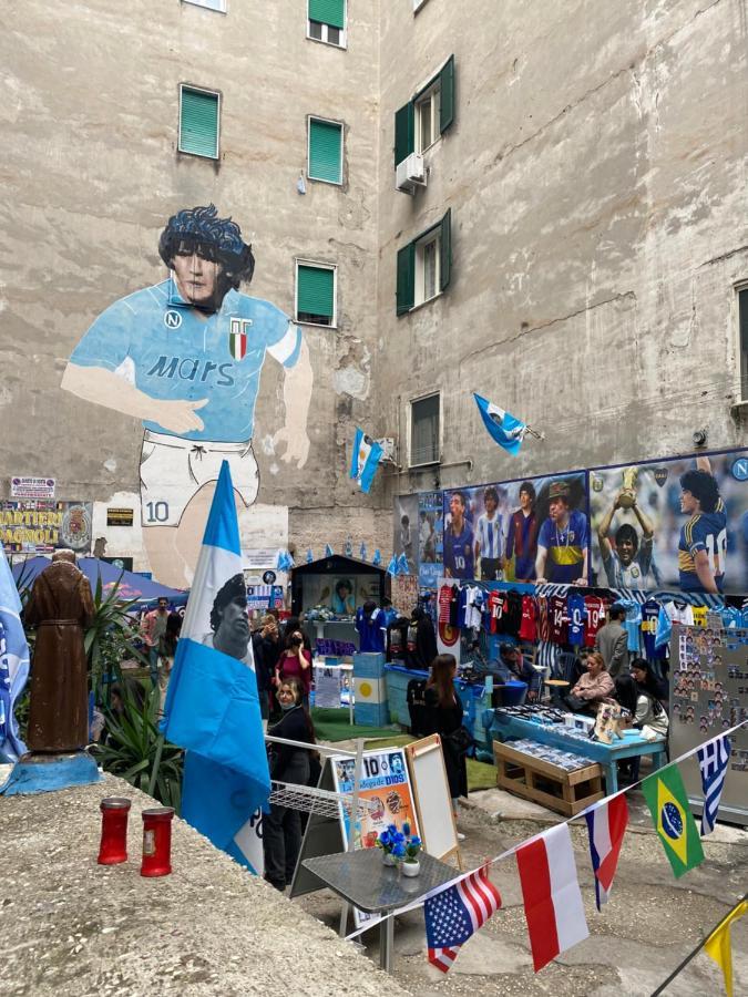 Geman Flat - 1 Min Maradona Mural 那不勒斯 外观 照片